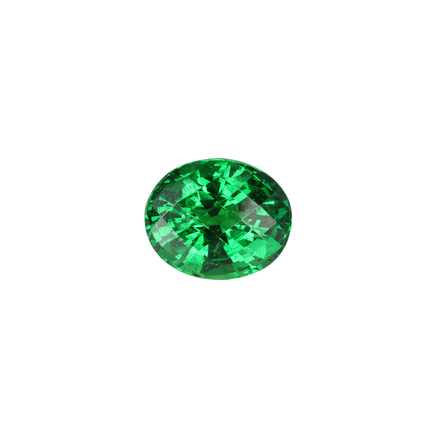5.81ct Oval Deep Minty Green Tsavorite