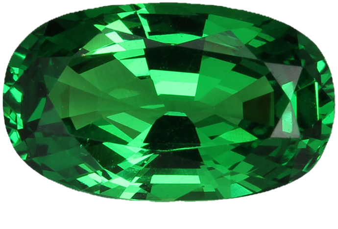 3.05ct Oval Gem Quality - Fine Intense Green Tsavorite