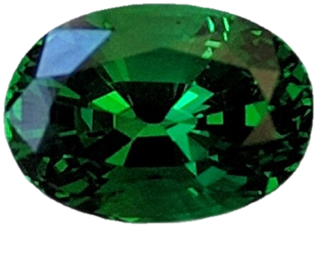 2.2ct Oval Fine Intense Green Tsavorite