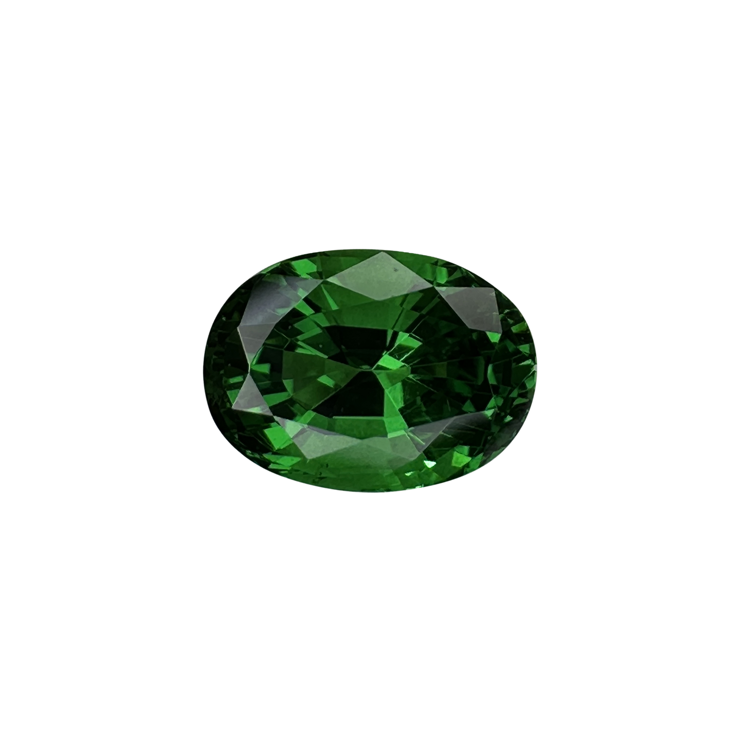 2.2ct Oval Fine Intense Green Tsavorite