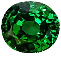 1.09ct Cushion Fine Intense Green Tsavorite