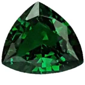 1.56ct Trillion Fine Saturated Green Tsavorite