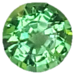 4.7mm Round Light Green Tsavorite