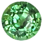 4.7mm Round Light Green Tsavorite