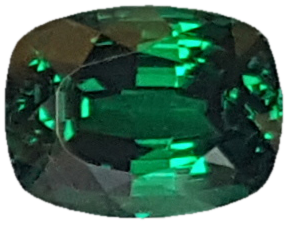 2.2ct Cushion Saturated Minty Green Tsavorite
