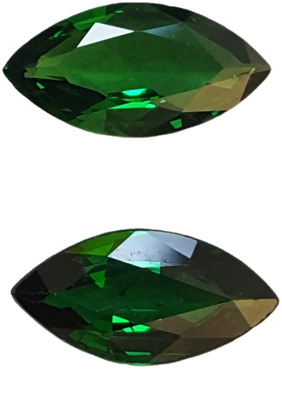1.69ct Marquise Deep Saturated Green Tsavorite