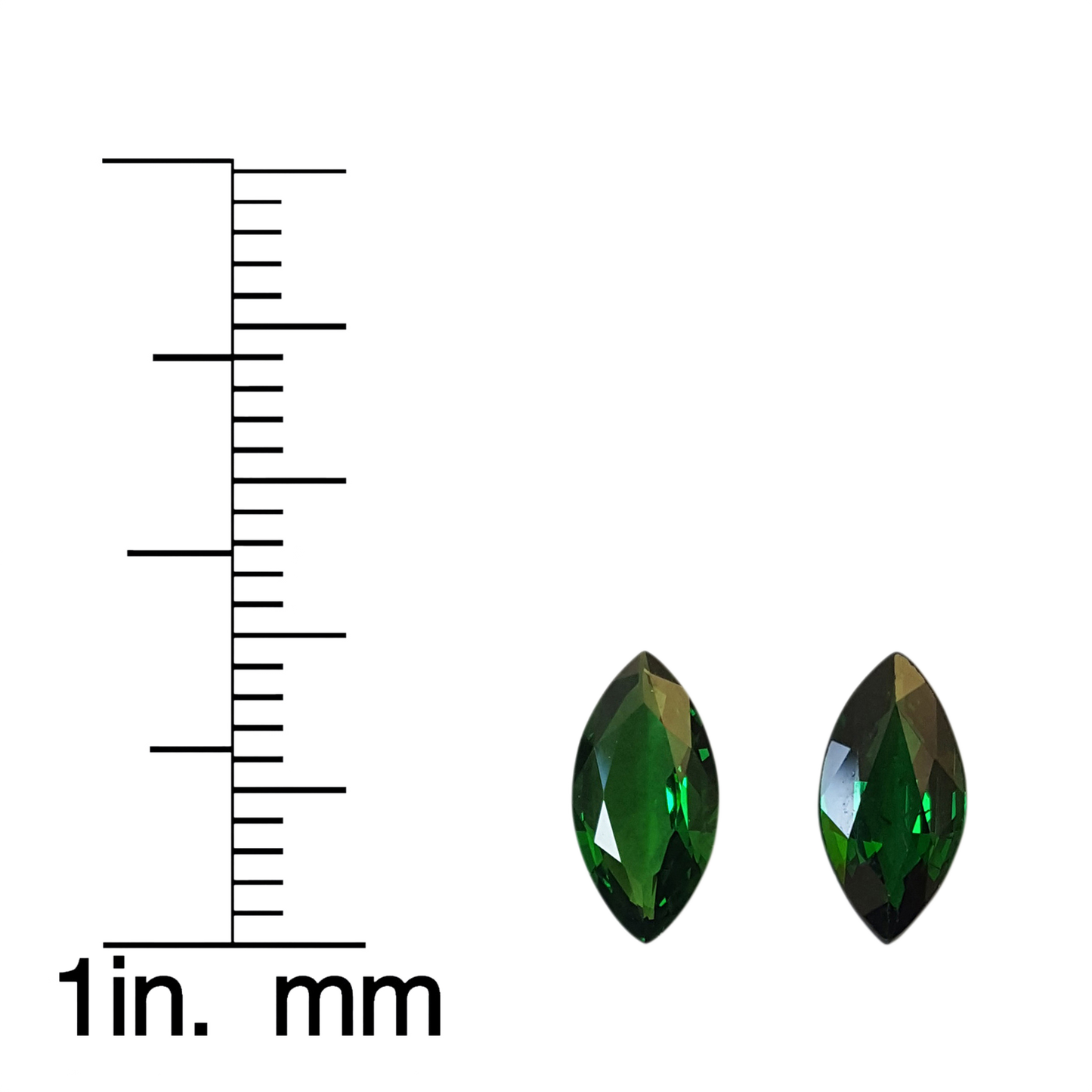 1.69ct Marquise Deep Saturated Green Tsavorite