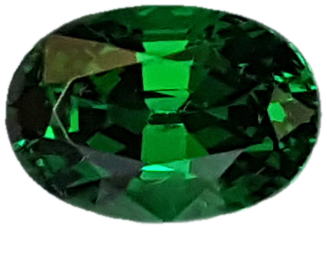 1.69ct Oval Fine Intense Green Tsavorite