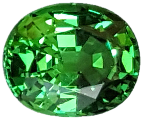 1.21ct Cushion Bright Green Tsavorite