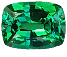 1.53ct Cushion Bright Green Tsavorite