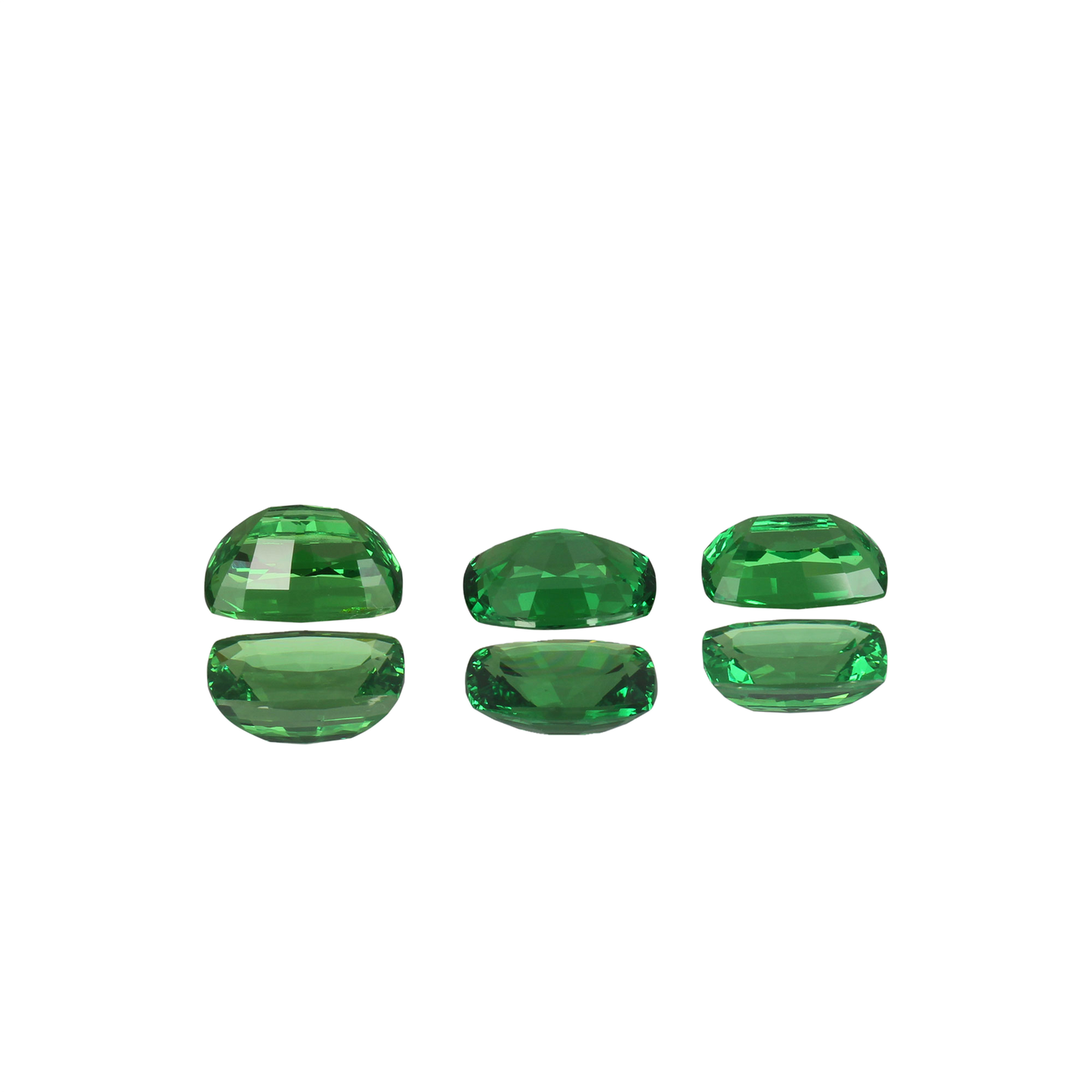 3.33ct Cushion Bright Green Tsavorite