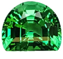 1.17ct Half Moon Bright Green Tsavorite