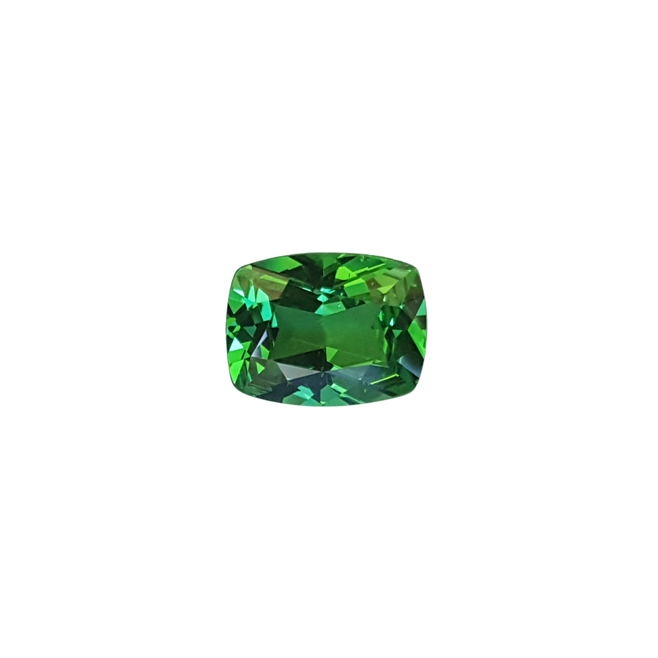 2.98ct Cushion Bright Green Tsavorite