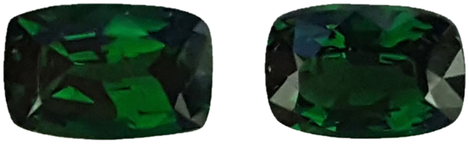 2.66ct Cushion Fine Intense Green Tsavorite