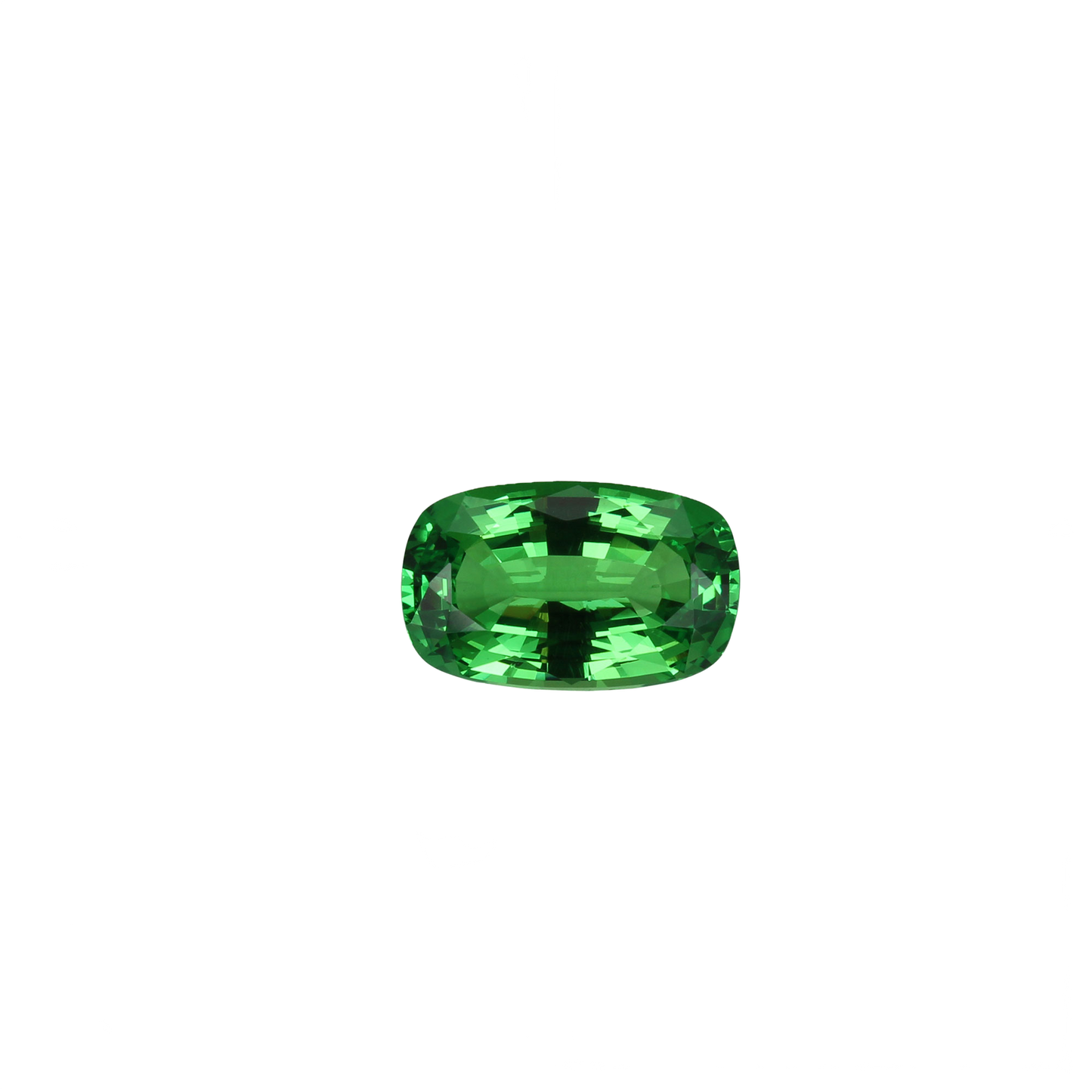 2.38ct Cushion Bright Green Tsavorite