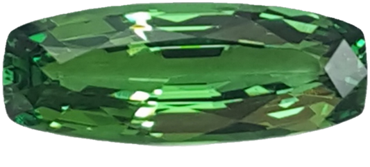 3.28ct Cushion Bright Green Tsavorite