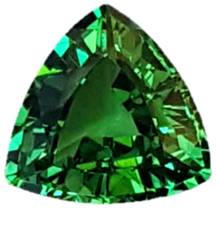 6.5mm Trillion Bright Green Tsavorite