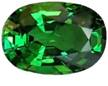 1.36ct Cushion Bright Green Tsavorite