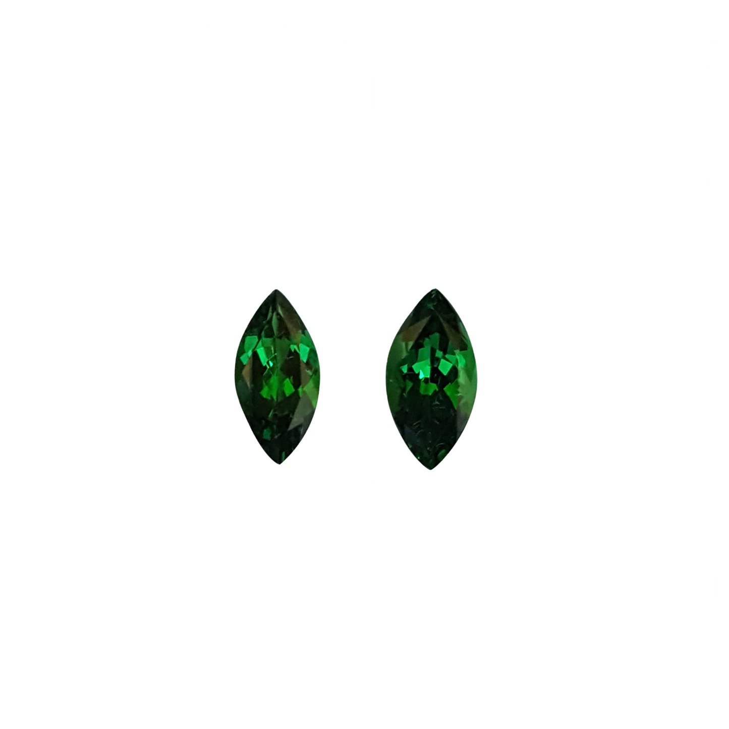 9x4.5mm Marquise Fine Intense Green Tsavorite Pair