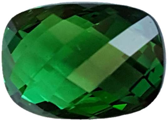 3.17ct Cushion Bright Green Tsavorite