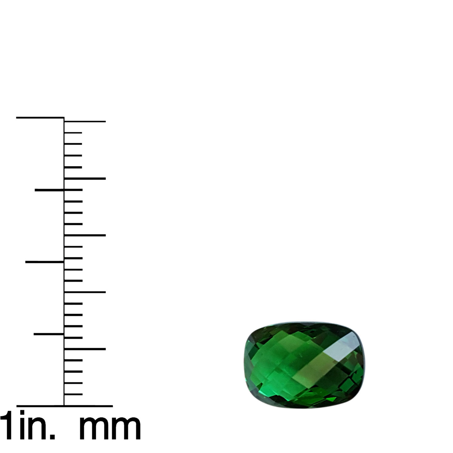 3.17ct Cushion Bright Green Tsavorite