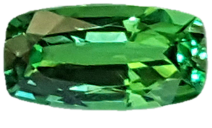 7x3.8mm Cushion Bright Green Tsavorite
