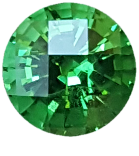 6.2mm Round Bright Green Tsavorite