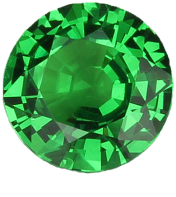 5.8mm Round Bright Green Tsavorite