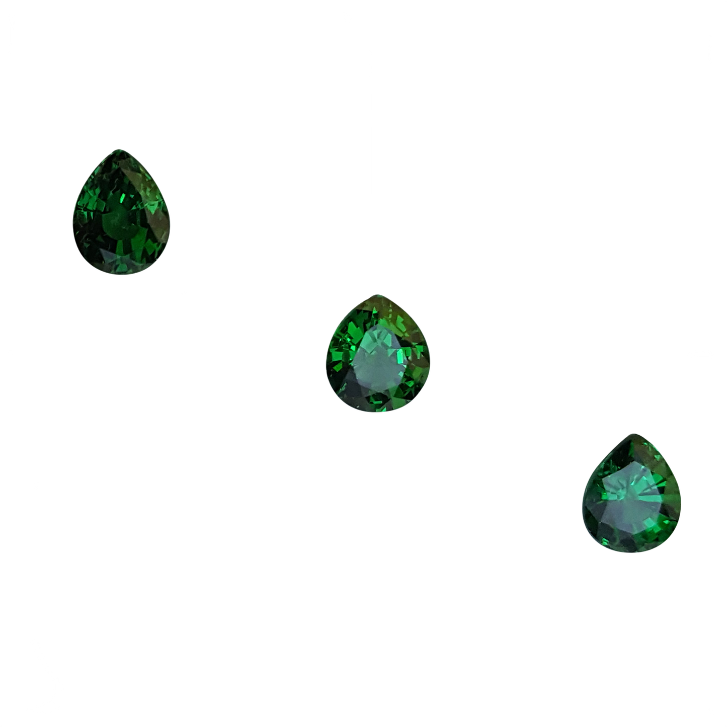 1.99ct Pear Shape Fine Saturated Green Tsavorite