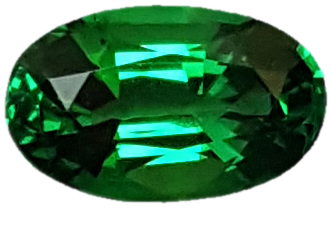 1.07ct Oval Fine Intense Green Tsavorite