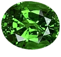 1.51ct Oval Bright Green Tsavorite