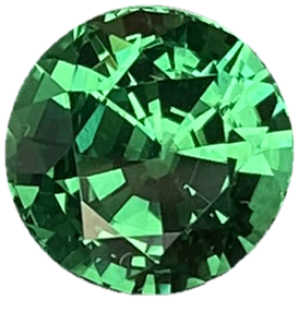 1.72ct Round Bright Green Tsavorite