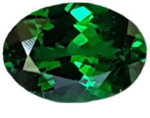 1.11ct Oval Gem Quality - Fine Intense Green Tsavorite