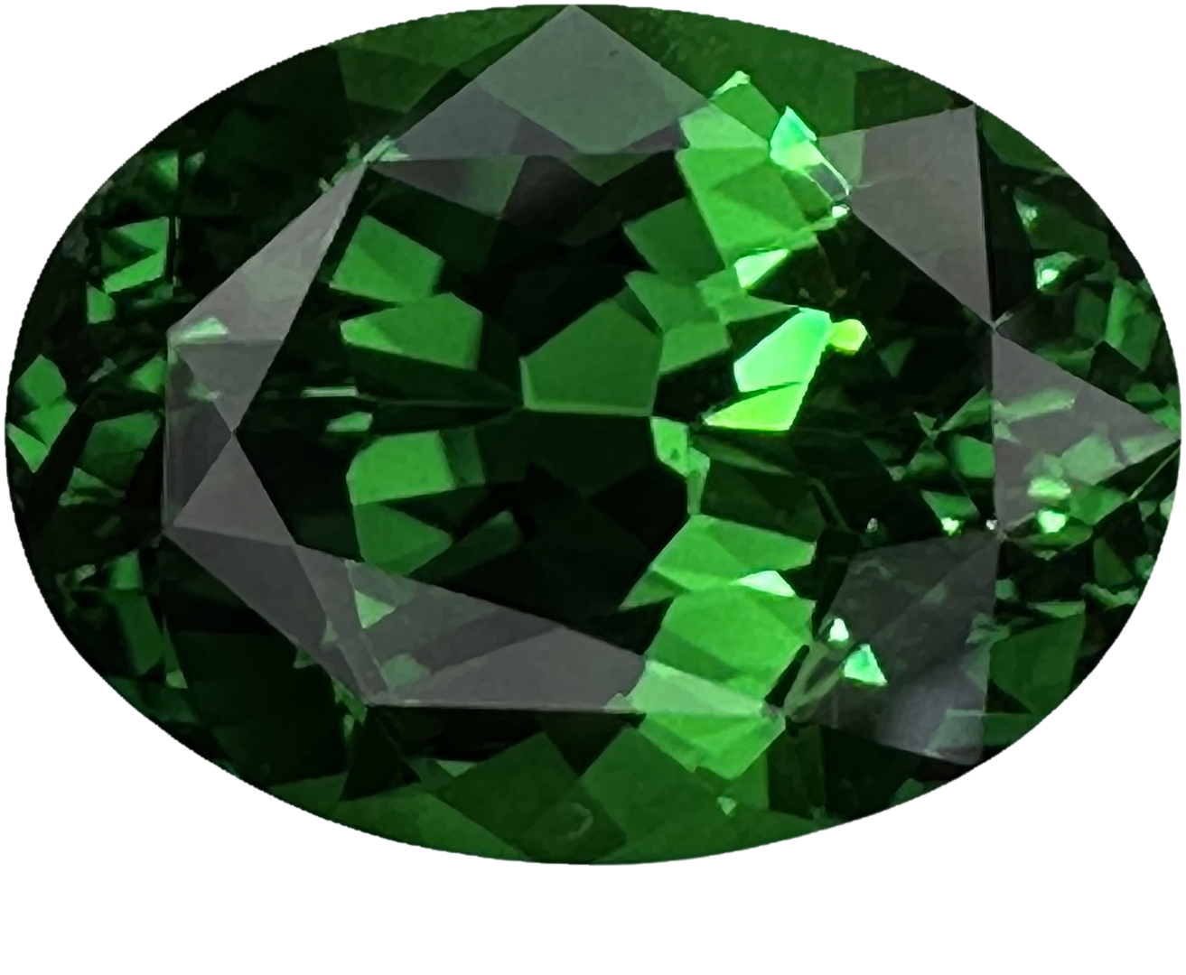 2.29ct Oval Fine Intense Green Tsavorite