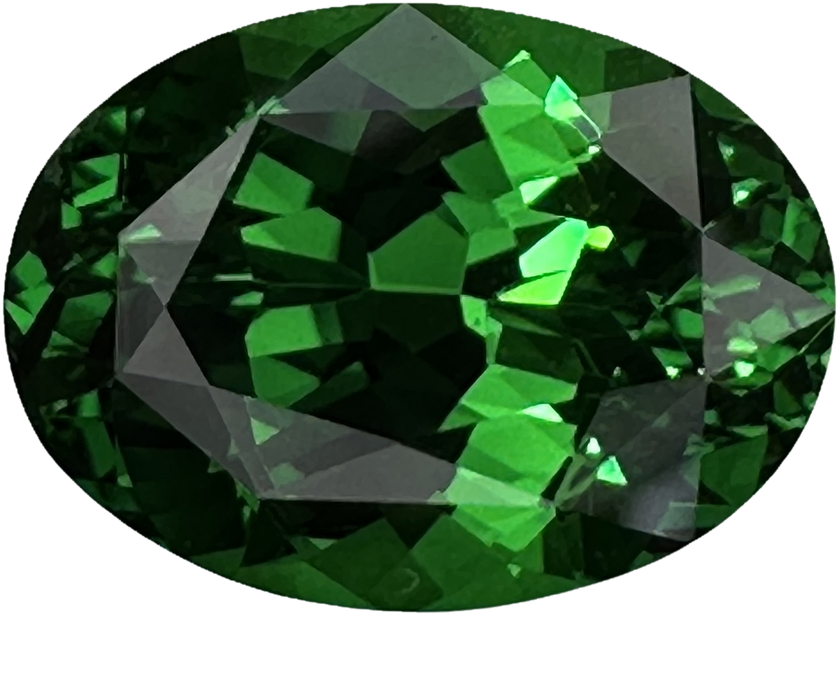 2.29ct Oval Fine Intense Green Tsavorite