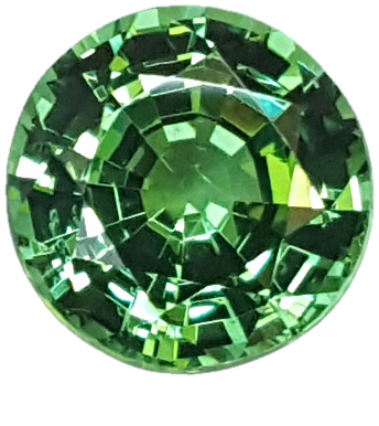 7mm Round Bright Green Tsavorite