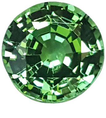 7mm Round Bright Green Tsavorite