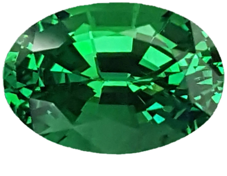 3.2ct Oval Bright Green Tsavorite
