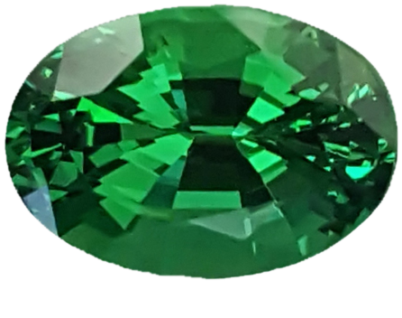3.2ct Oval Bright Green Tsavorite
