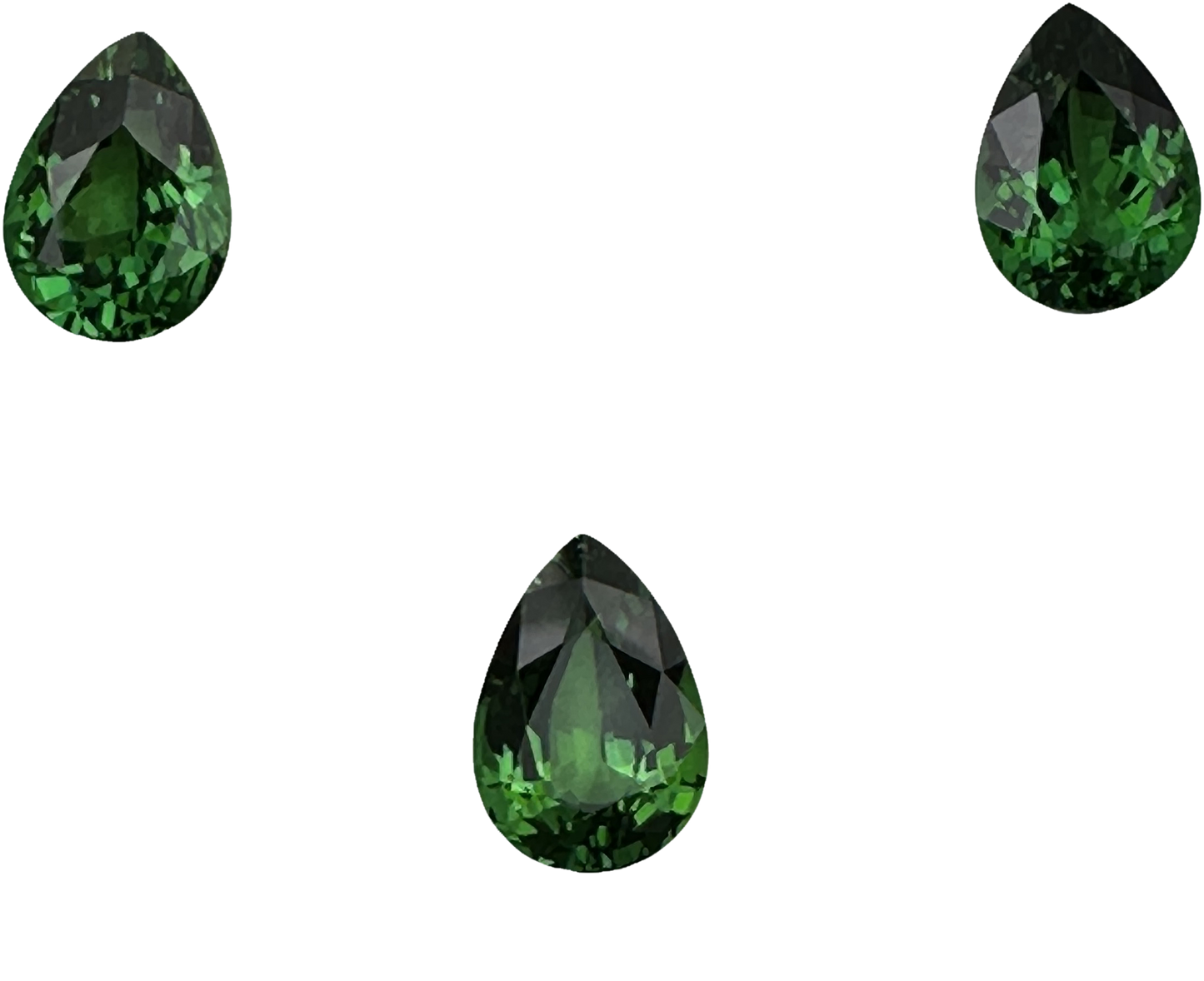 2.4ct Pear Shape Bright Green Tsavorite