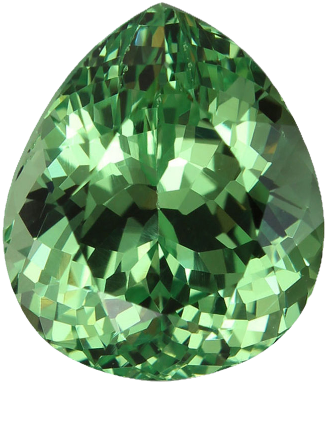 4.73ct Pear Shape Mint Garnet