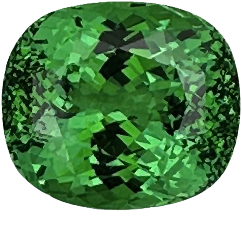 9.16ct Cushion Fine Intense Green Tsavorite