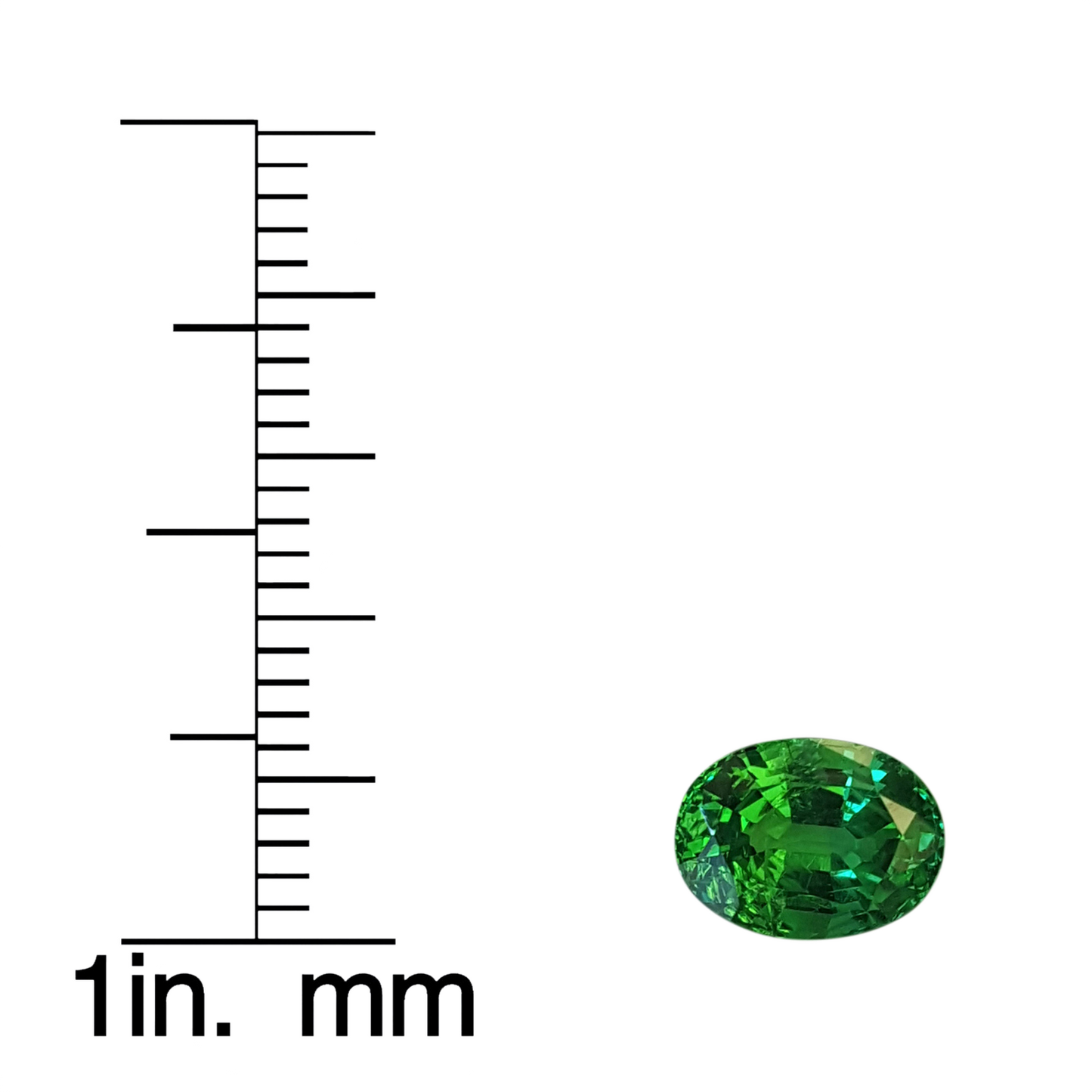 1.69ct Oval Bright Green Tsavorite