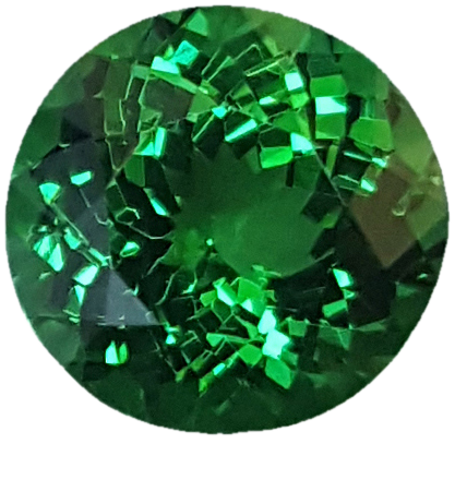 2.92ct Round Bright Green Tsavorite