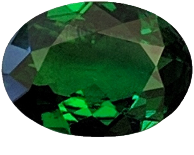 1.22ct Oval Fine Intense Green Tsavorite