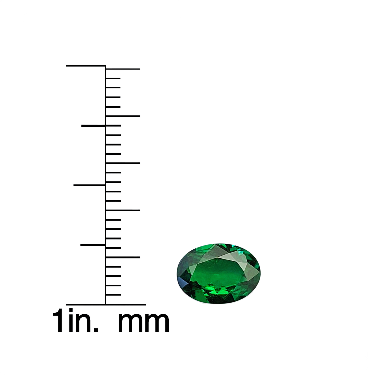 1.22ct Oval Fine Intense Green Tsavorite