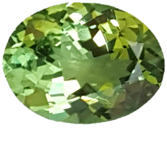 1.52ct Oval Light Green Tsavorite