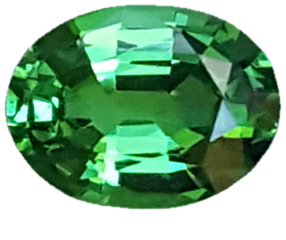 8x6mm Oval Bright Green Tsavorite