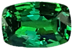 0.94ct Cushion Light Green Tsavorite