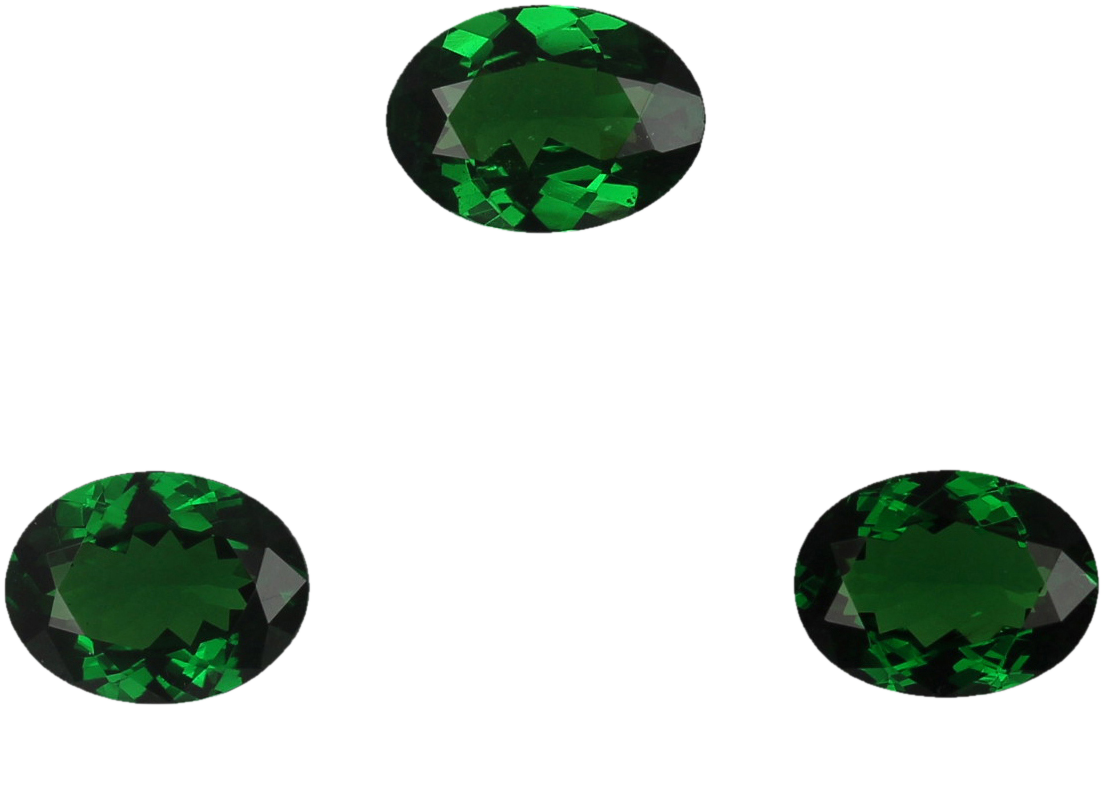 8x6mm Oval Fine Intense Green Tsavorite